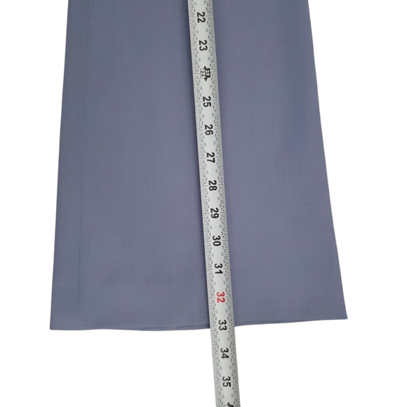 Escada Wool Flare Dress Pants Blue Size 36 - Picture 13 of 14